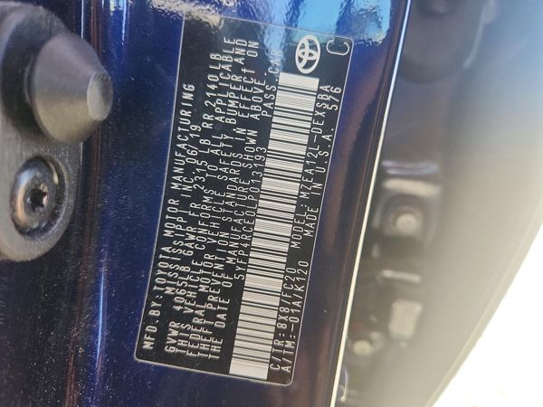 2020 TOYOTA COROLLA SE, CVT, w/Premium pkg
