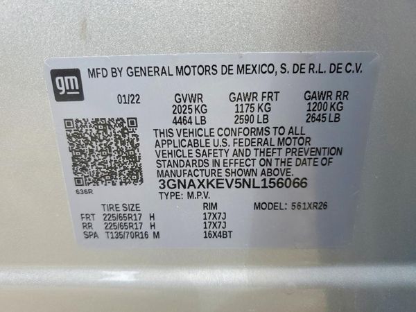 2022 CHEVROLET EQUINOX LT (1LT)