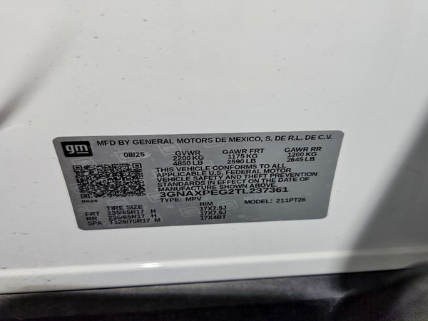 2026 CHEVROLET EQUINOX