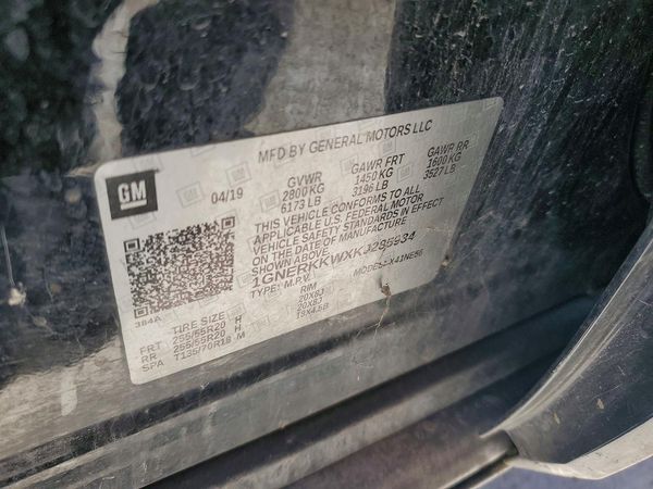 2019 CHEVROLET TRAVERSE Premier