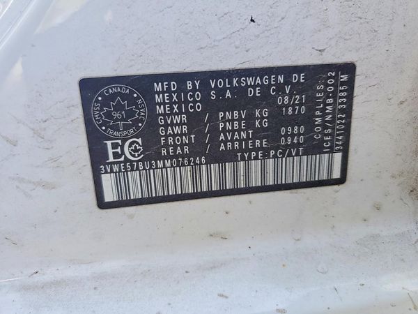 2021 VOLKSWAGEN JETTA SEL