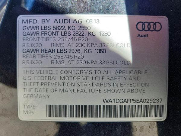 2014 AUDI Q5