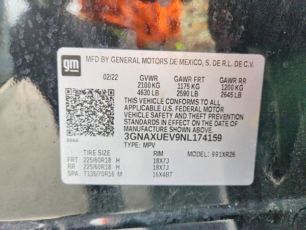 2022 CHEVROLET EQUINOX