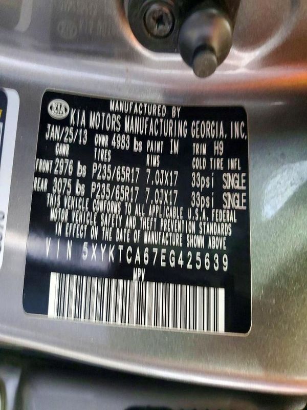 2014 KIA SORENTO Base/ LX