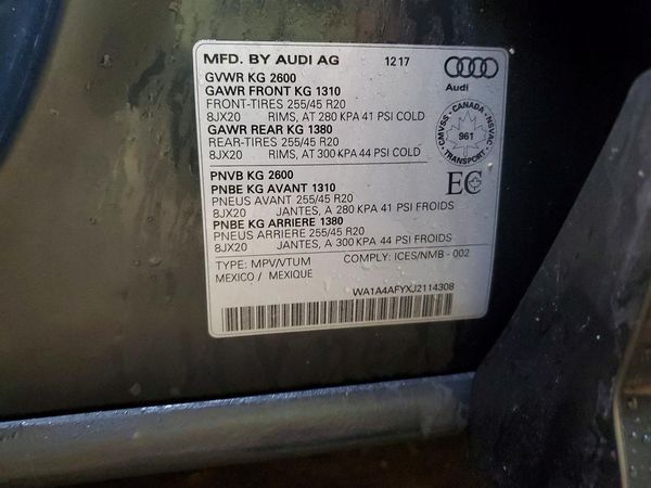 2018 AUDI SQ5