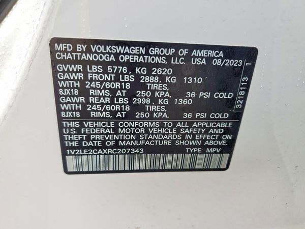 2024 VOLKSWAGEN ATLAS CROSS SPORT