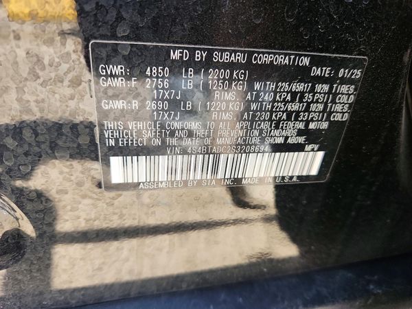 2025 SUBARU OUTBACK Premium