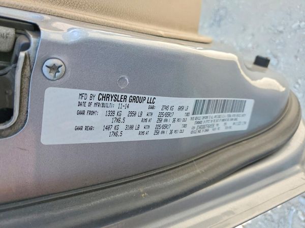 2015 DODGE GRAND CARAVAN SE