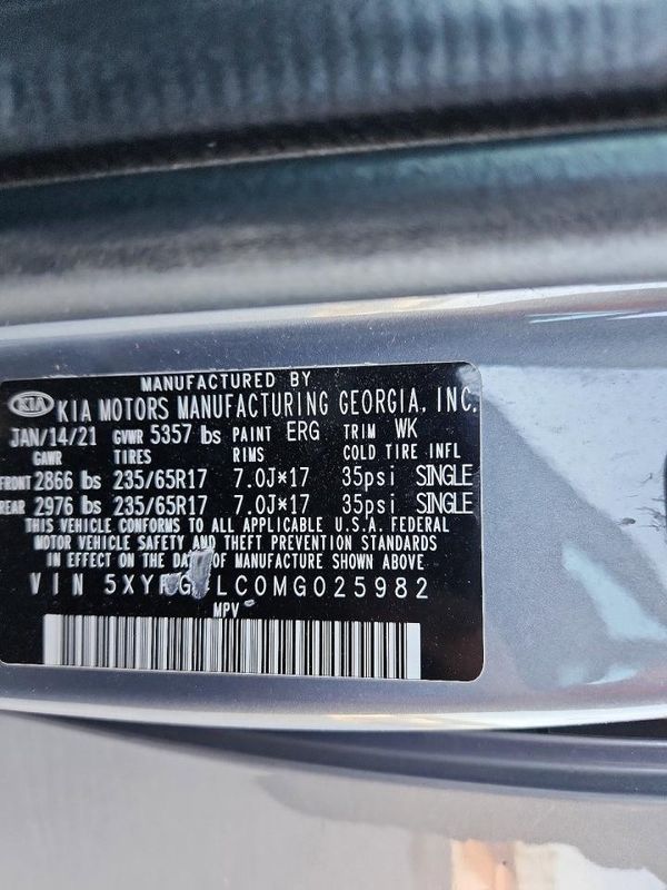 2021 KIA SORENTO LX