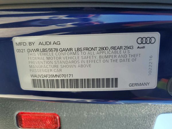 2021 AUDI A7 S Line quattro Prestige