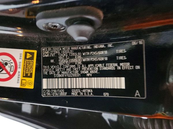 2016 TOYOTA HIGHLANDER Base/Hybrid