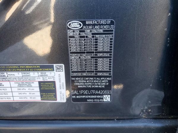 2024 LAND ROVER RANGE ROVER SPORT P360 SE