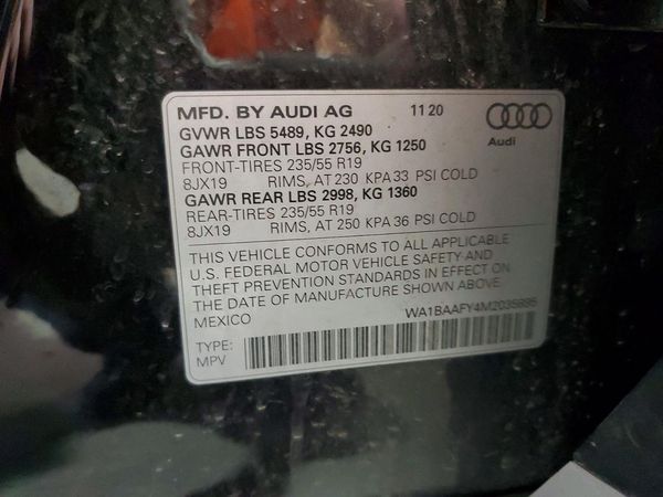 2021 AUDI Q5 quattro Premium Plus