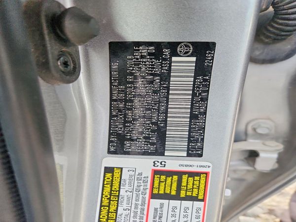 2018 TOYOTA CAMRY