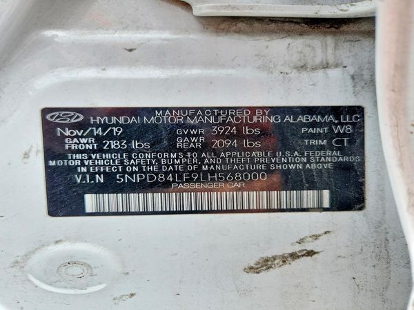 2020 HYUNDAI ELANTRA