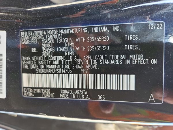 2023 TOYOTA HIGHLANDER