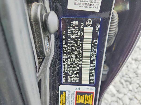 2016 TOYOTA CAMRY
