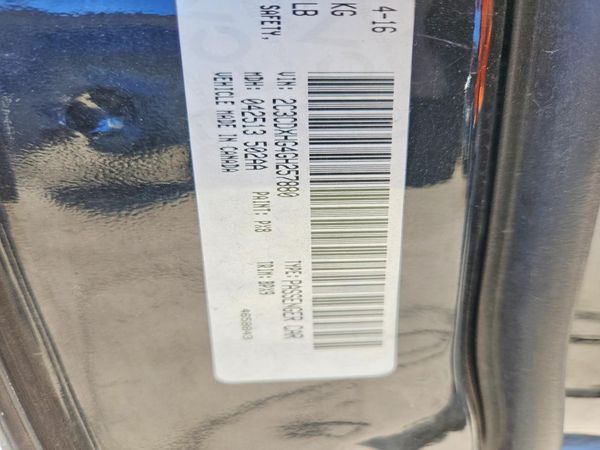 2016 DODGE CHARGER SXT