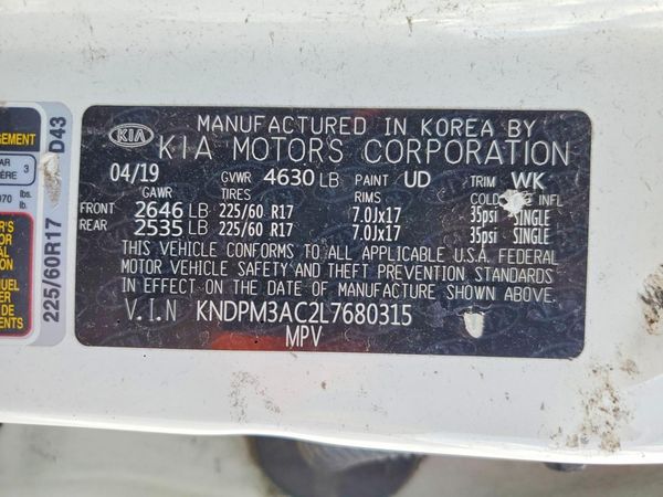 2020 KIA SPORTAGE