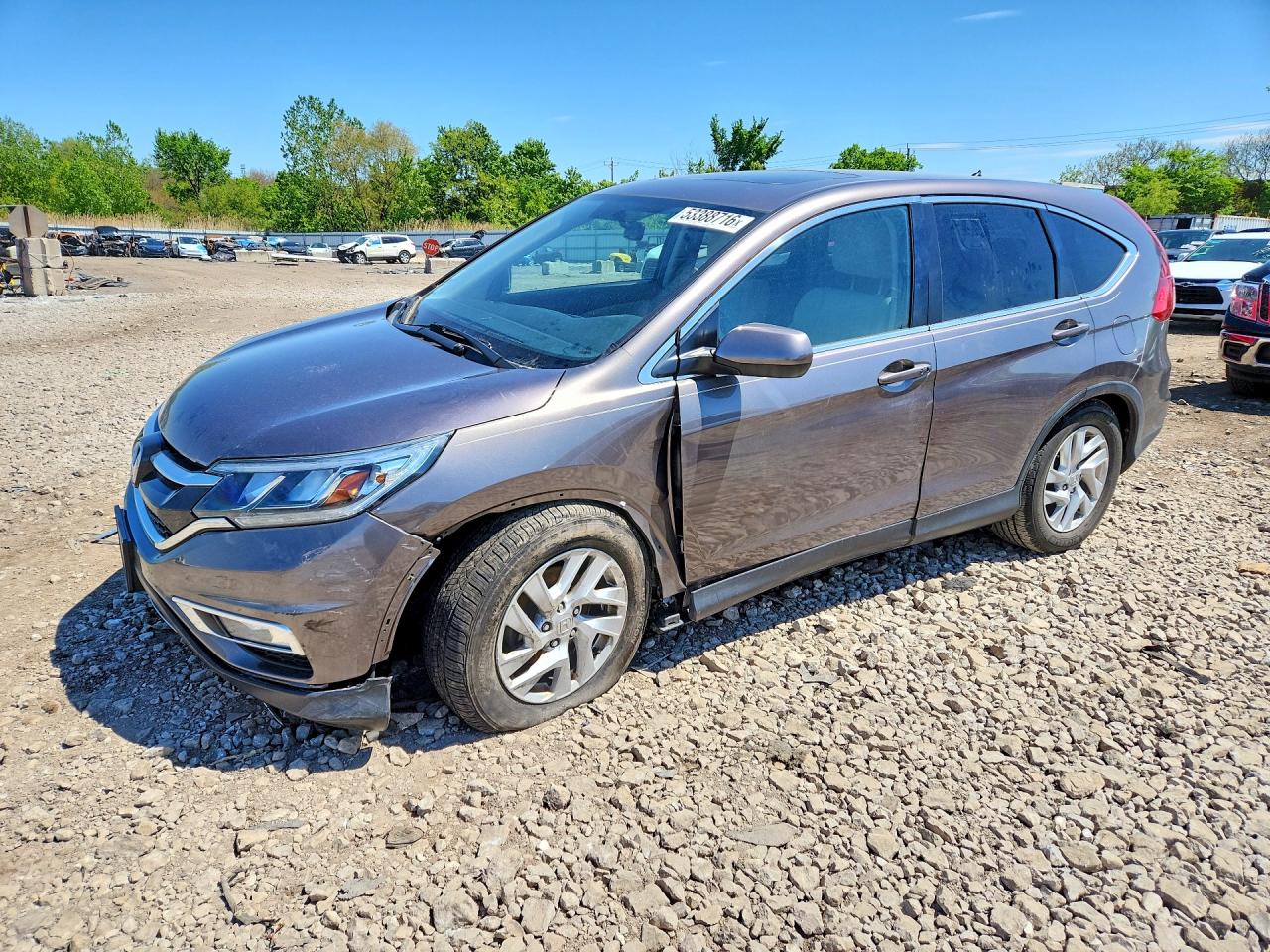 2015 HONDA CRV EX — Front 3/4