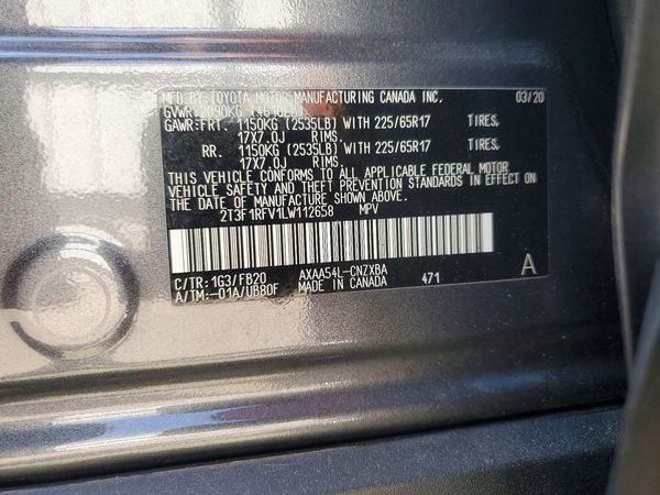 2020 TOYOTA RAV4