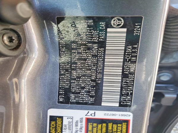 2017 TOYOTA CAMRY LE/SE/XLE/XSE