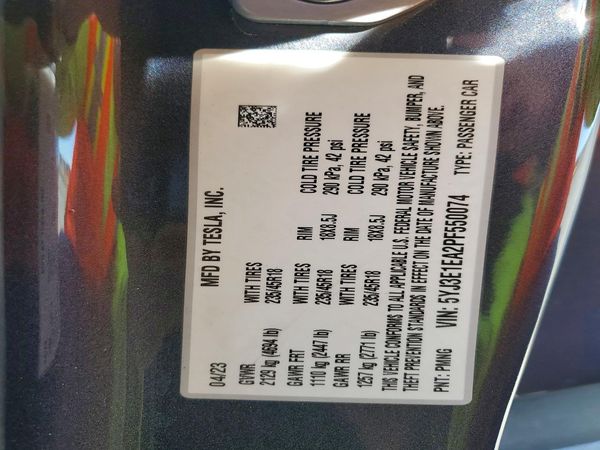 2023 TESLA MODEL 3
