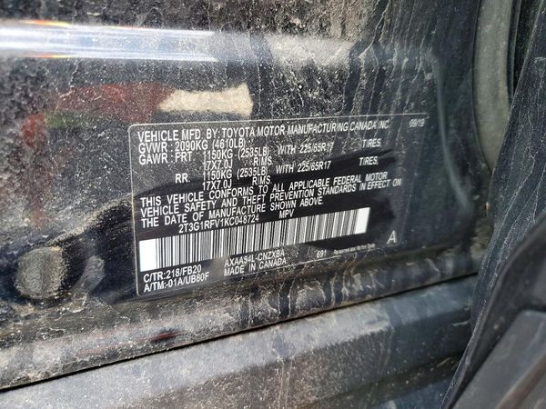 2019 TOYOTA RAV4 LE