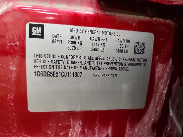 2012 CADILLAC CTS Luxury