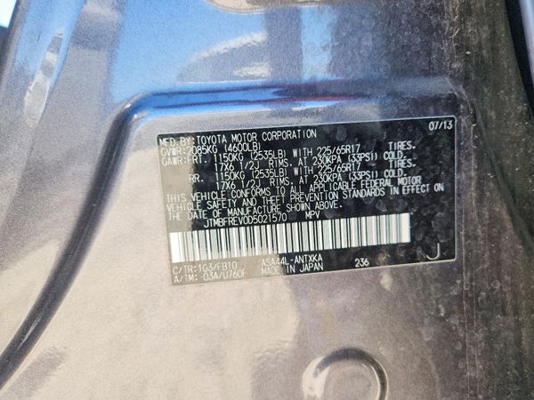 2013 TOYOTA RAV4 Standard — VINS
