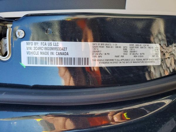 2021 CHRYSLER PACIFICA