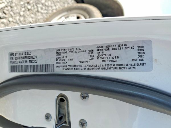 2022 RAM 2500 Tradesman