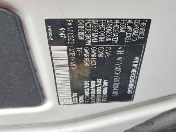 2022 MERCEDES-BENZ SPRINTER