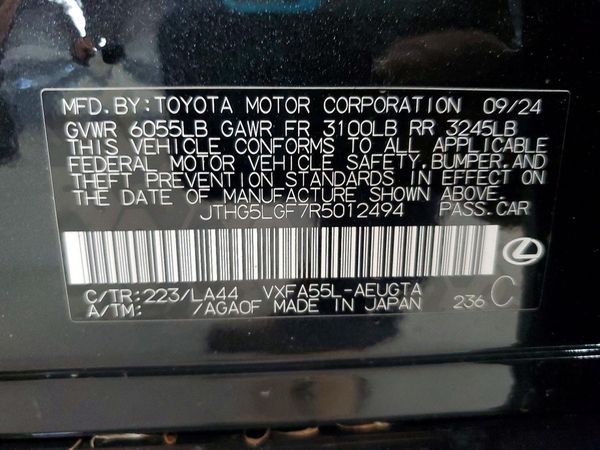 2024 LEXUS LS 500 Luxury