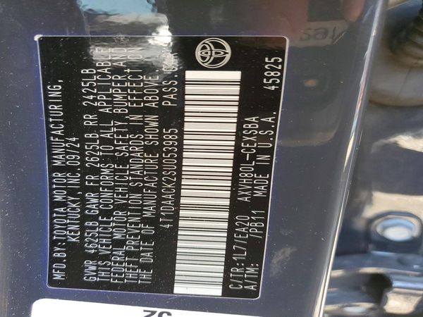 2025 TOYOTA CAMRY
