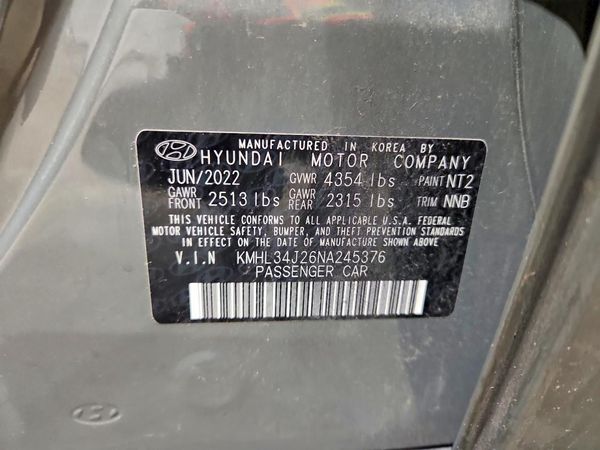 2022 HYUNDAI SONATA