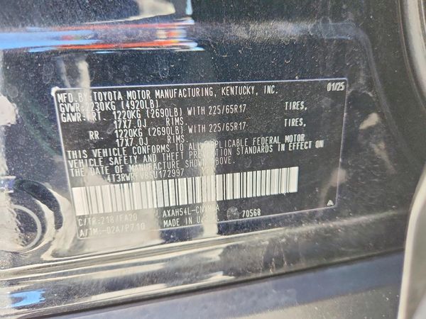 2025 TOYOTA RAV4 HYBRID XLE