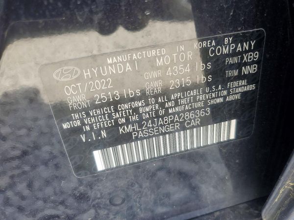 2023 HYUNDAI SONATA SE