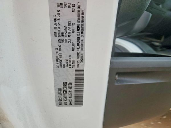 2021 RAM PROMASTER 3500