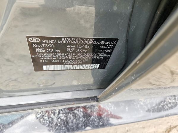 2021 HYUNDAI SONATA SEL