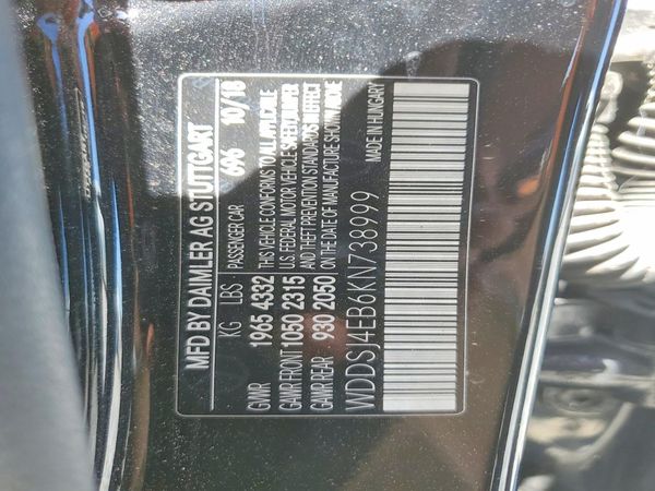2019 MERCEDES-BENZ CLA CLA250