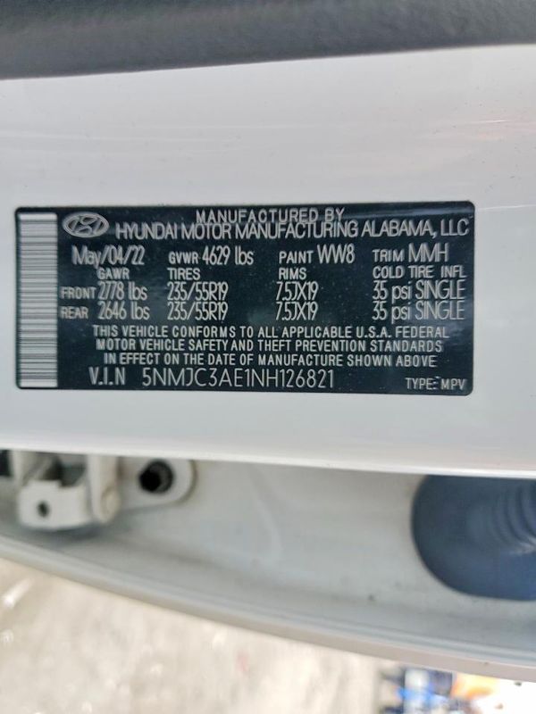 2022 HYUNDAI TUCSON SEL Premium Pkg