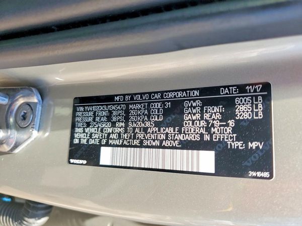 2018 VOLVO XC90