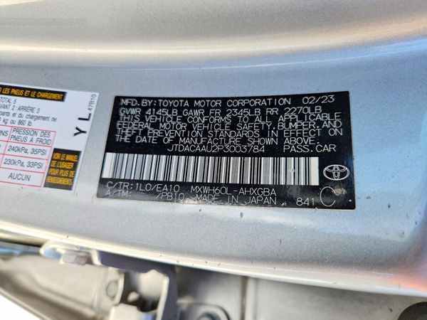 2023 TOYOTA PRIUS