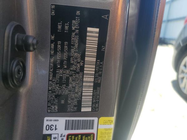 2016 TOYOTA SIENNA