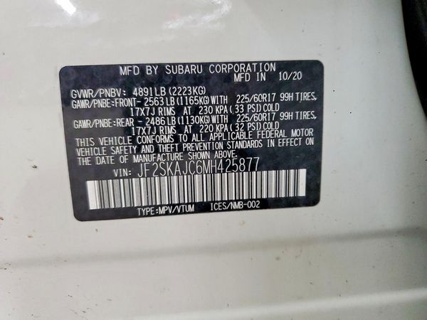 2021 SUBARU FORESTER Premium
