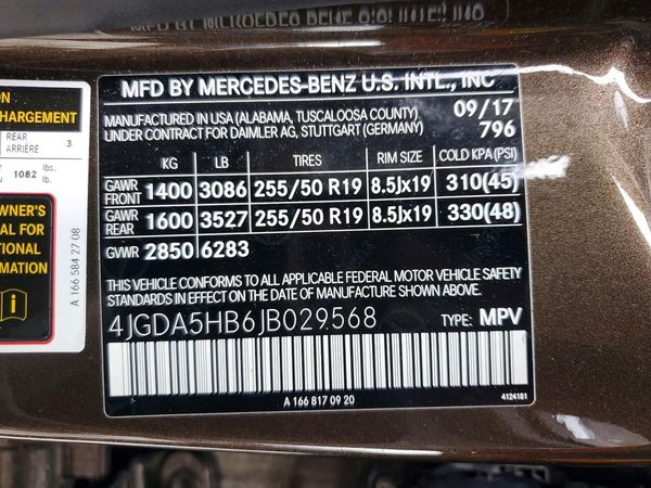 2018 MERCEDES-BENZ GLE GLE350-4M
