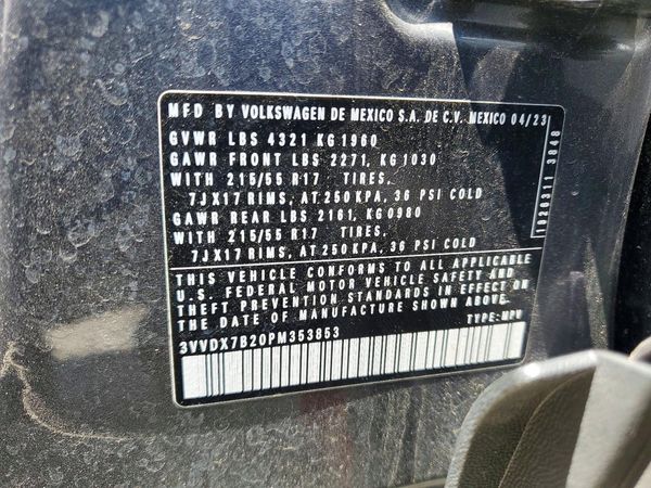 2023 VOLKSWAGEN TAOS S w/ IQ.DRIVE Pkg.