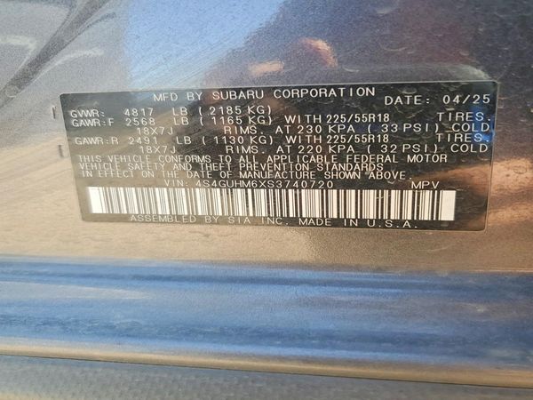 2025 SUBARU CROSSTREK Limited