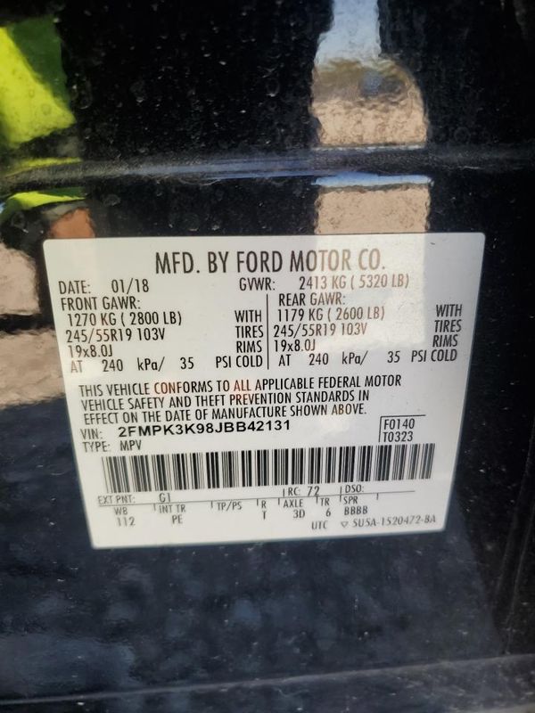 2018 FORD EDGE